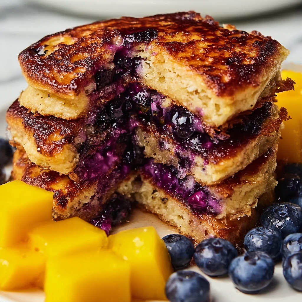 Blueberry Oatmeal Pancakes Recipe - Recipe Image