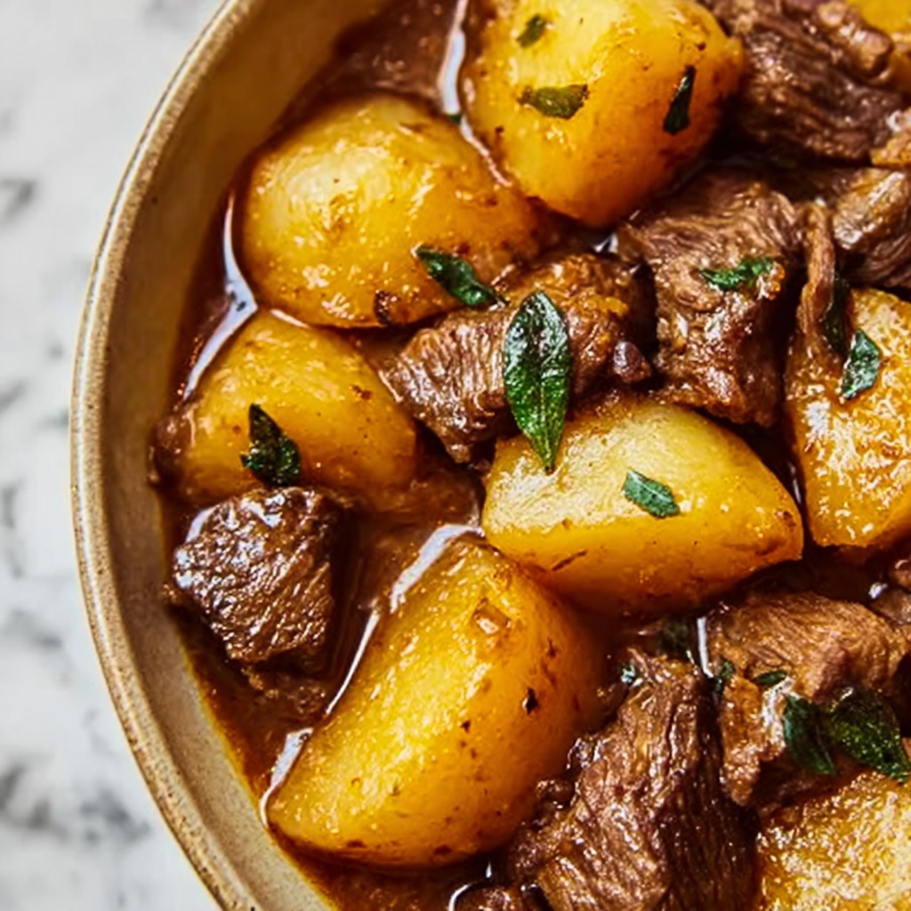 Caribbean Beef Curry with Potatoes Recipe - Recipe Image