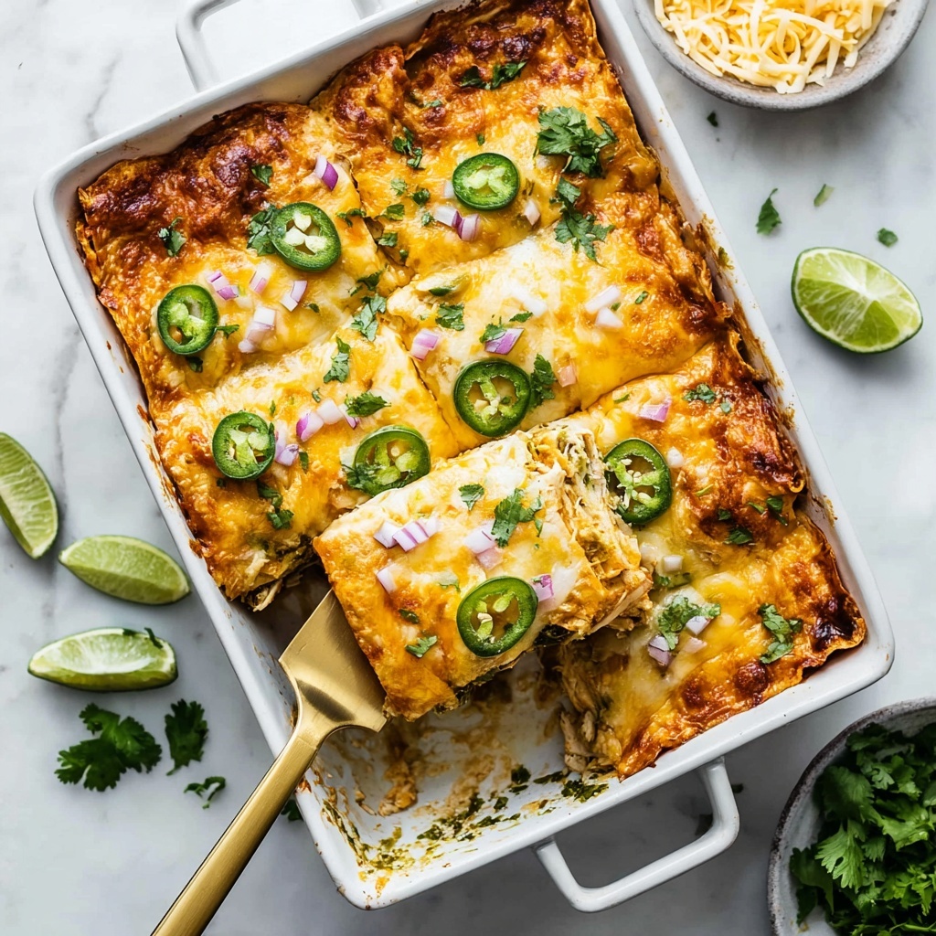 Salsa Verde Chicken Casserole Recipe - Recipe Image