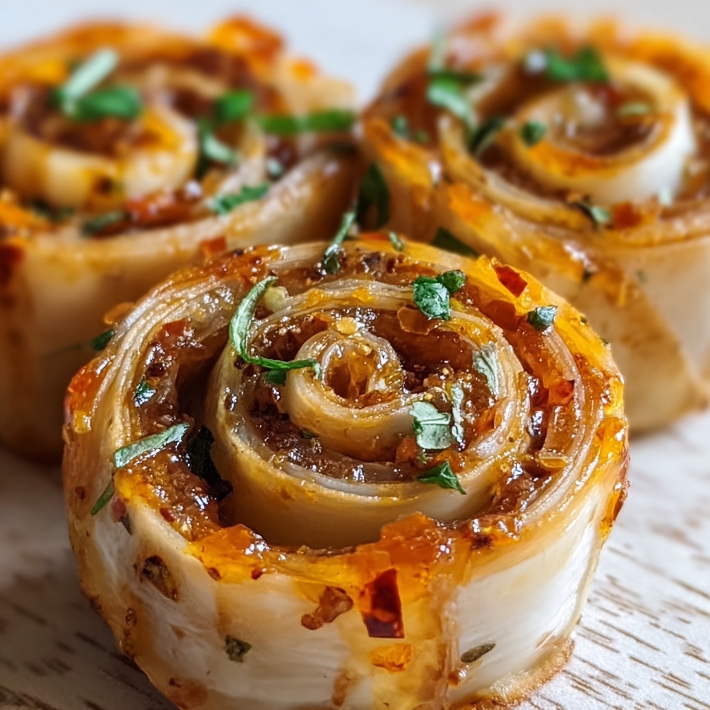 Irresistible Pepper Jelly Air Fryer Pinwheels Recipe - Recipe Image