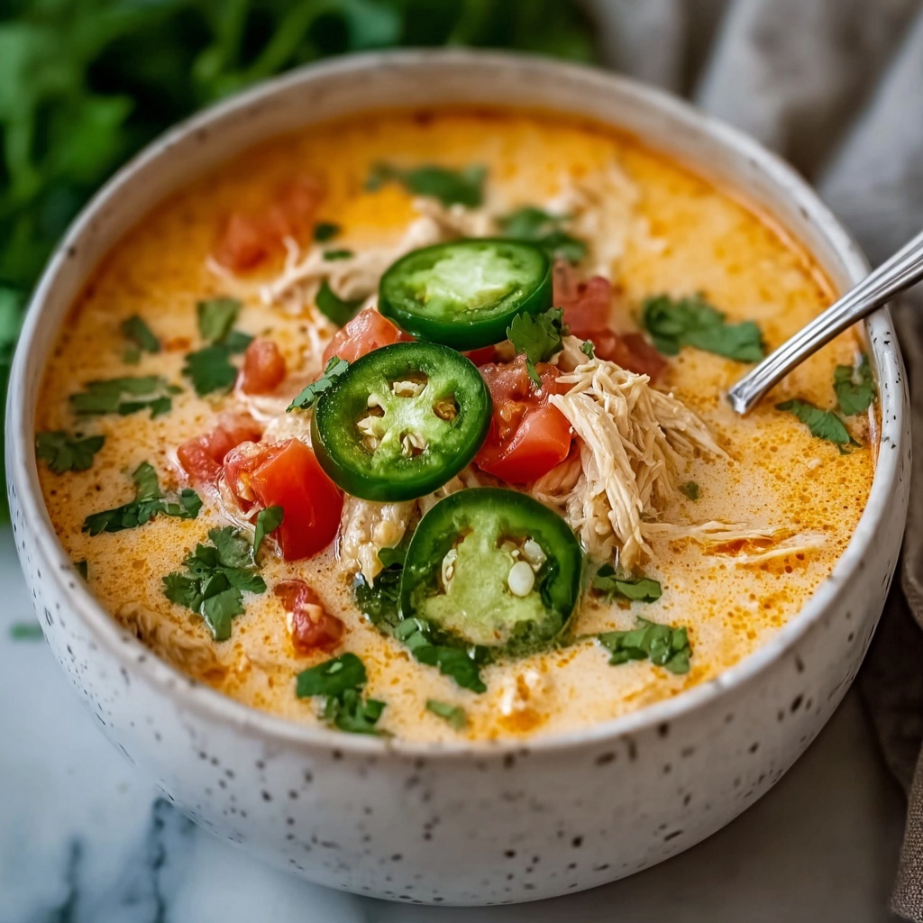 Spicy Jalapeño Popper Chicken Soup Recipe - Recipe Image