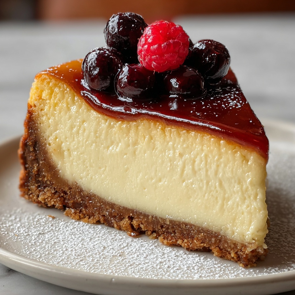 Classic New York-Style Cheesecake Recipe - Recipe Image