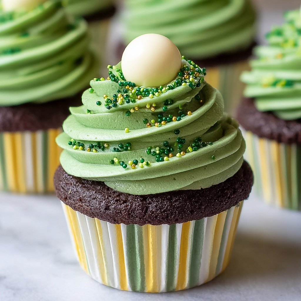 Green Velvet Cupcakes Recipe - Recipe Image
