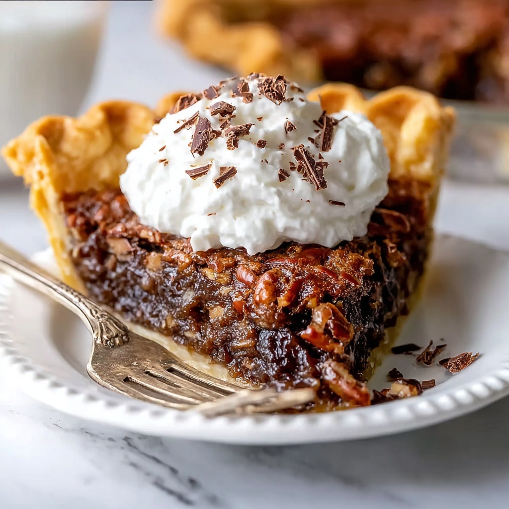 Dark Chocolate Pecan Pie Recipe - Recipe Image