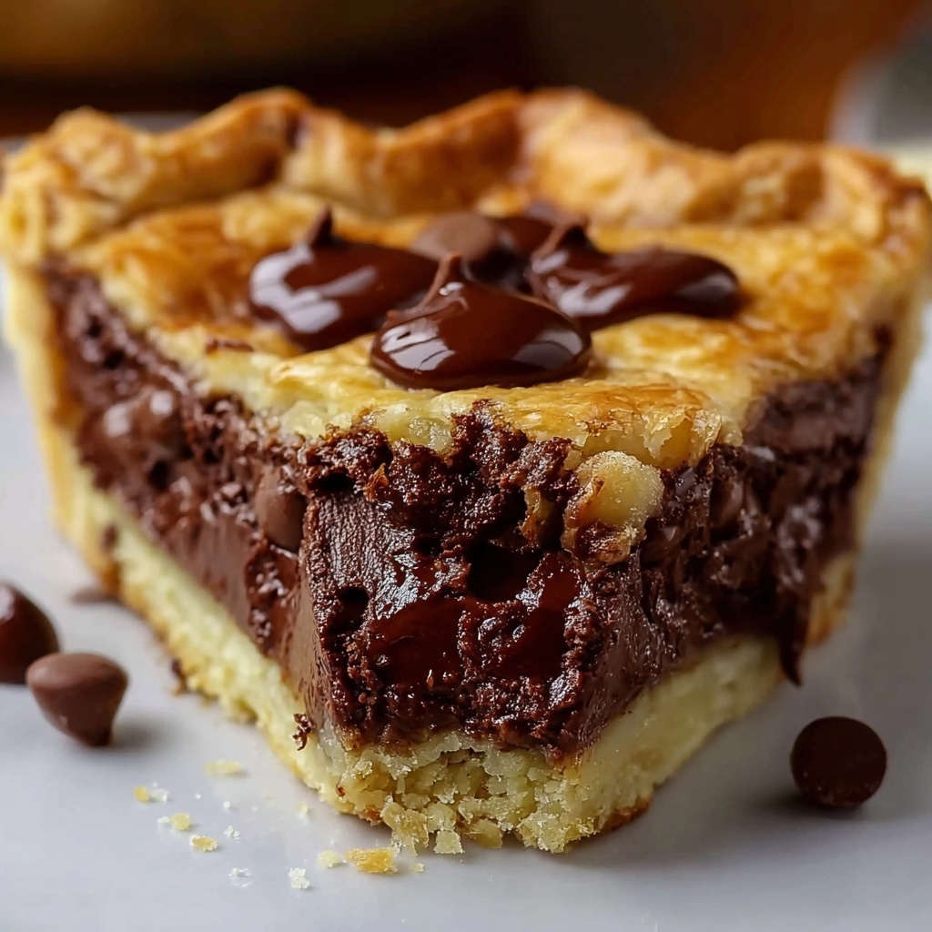 Gooey Nutella-Stuffed Cookie Pie Recipe - Recipe Image