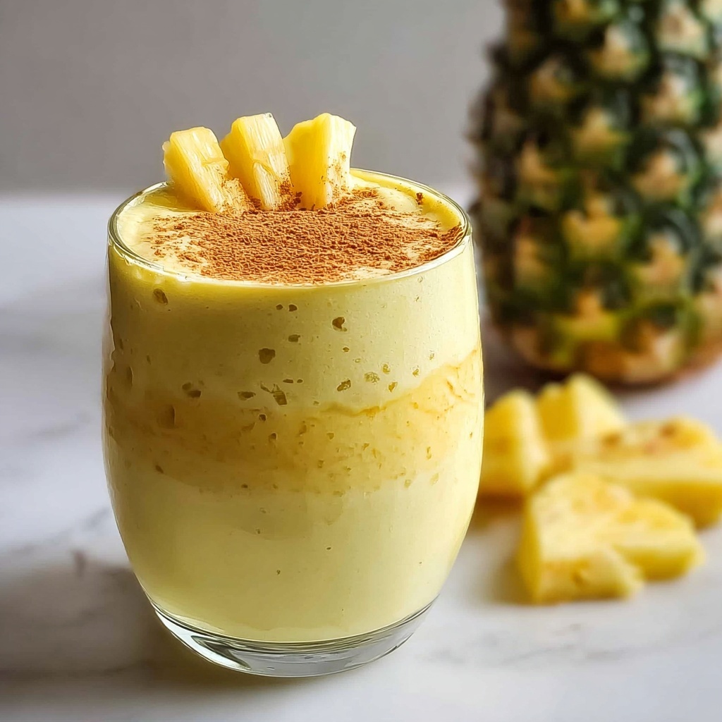 Protein Pineapple Turmeric Smoothie Recipe - Recipe Image