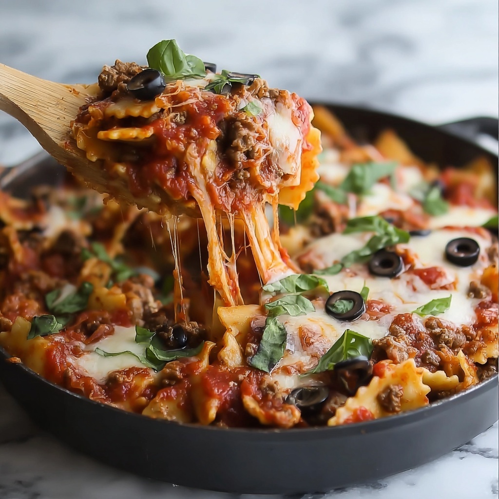 Pizza Casserole Recipe - Recipe Image