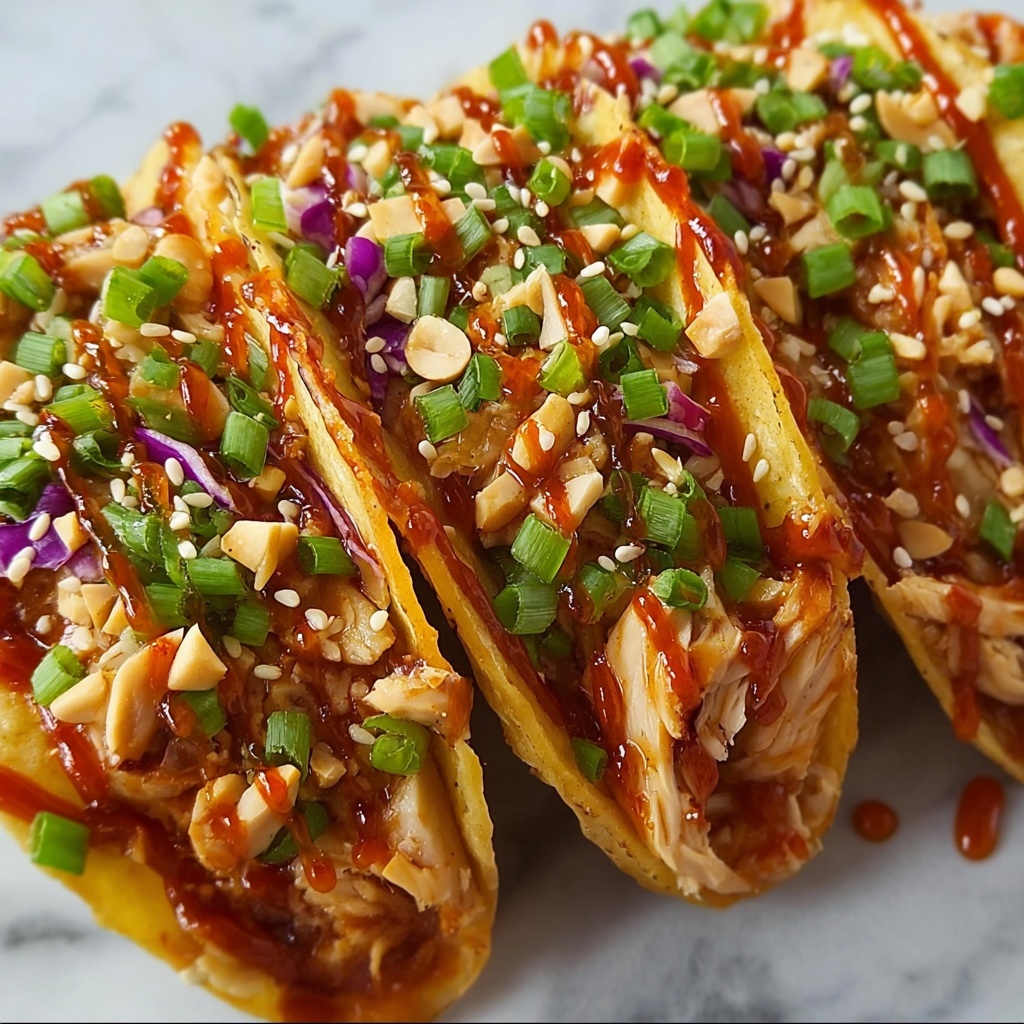 Crispy Chicken Wonton Tacos Recipe - Recipe Image