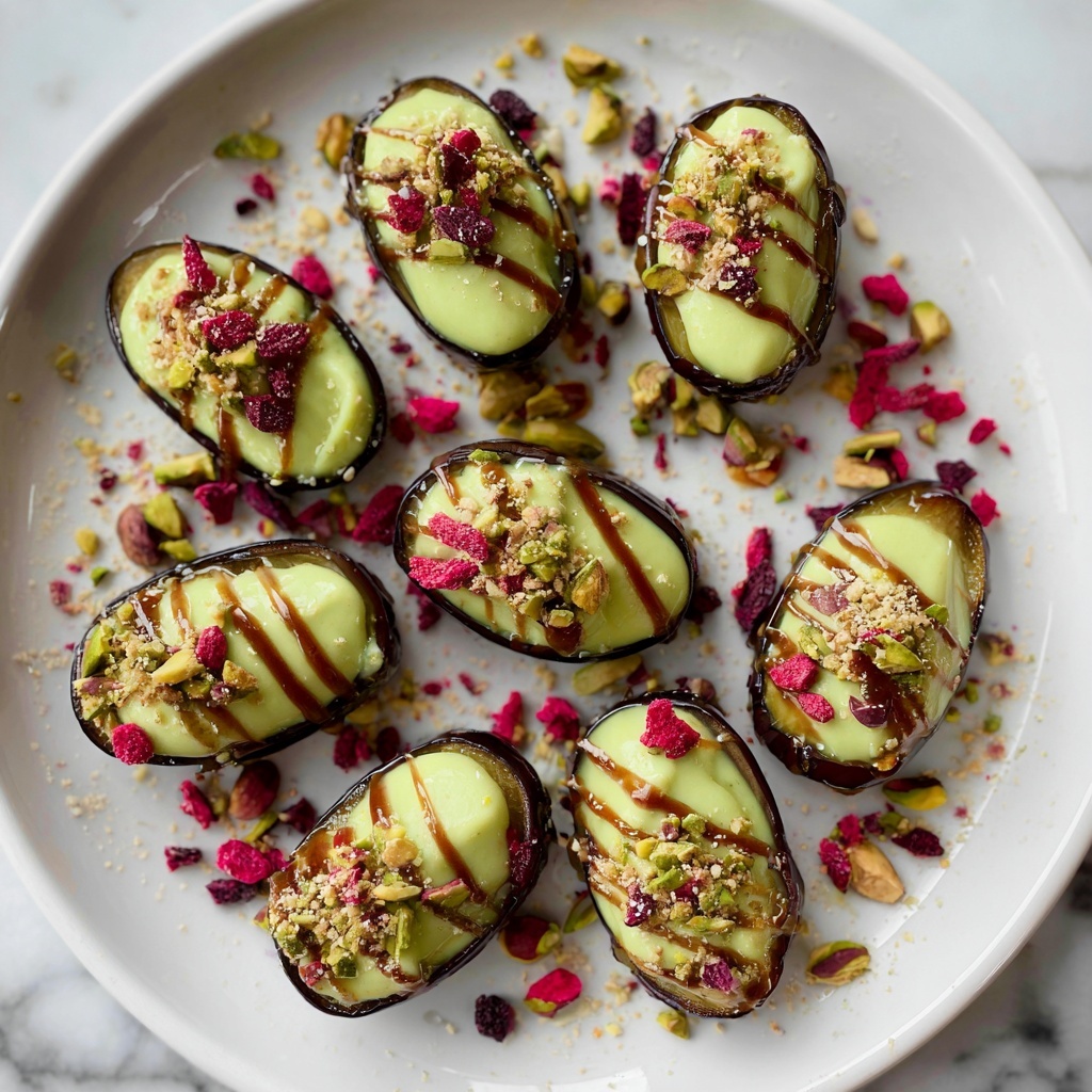 Matcha Cheesecake Stuffed Dates Recipe - Recipe Image