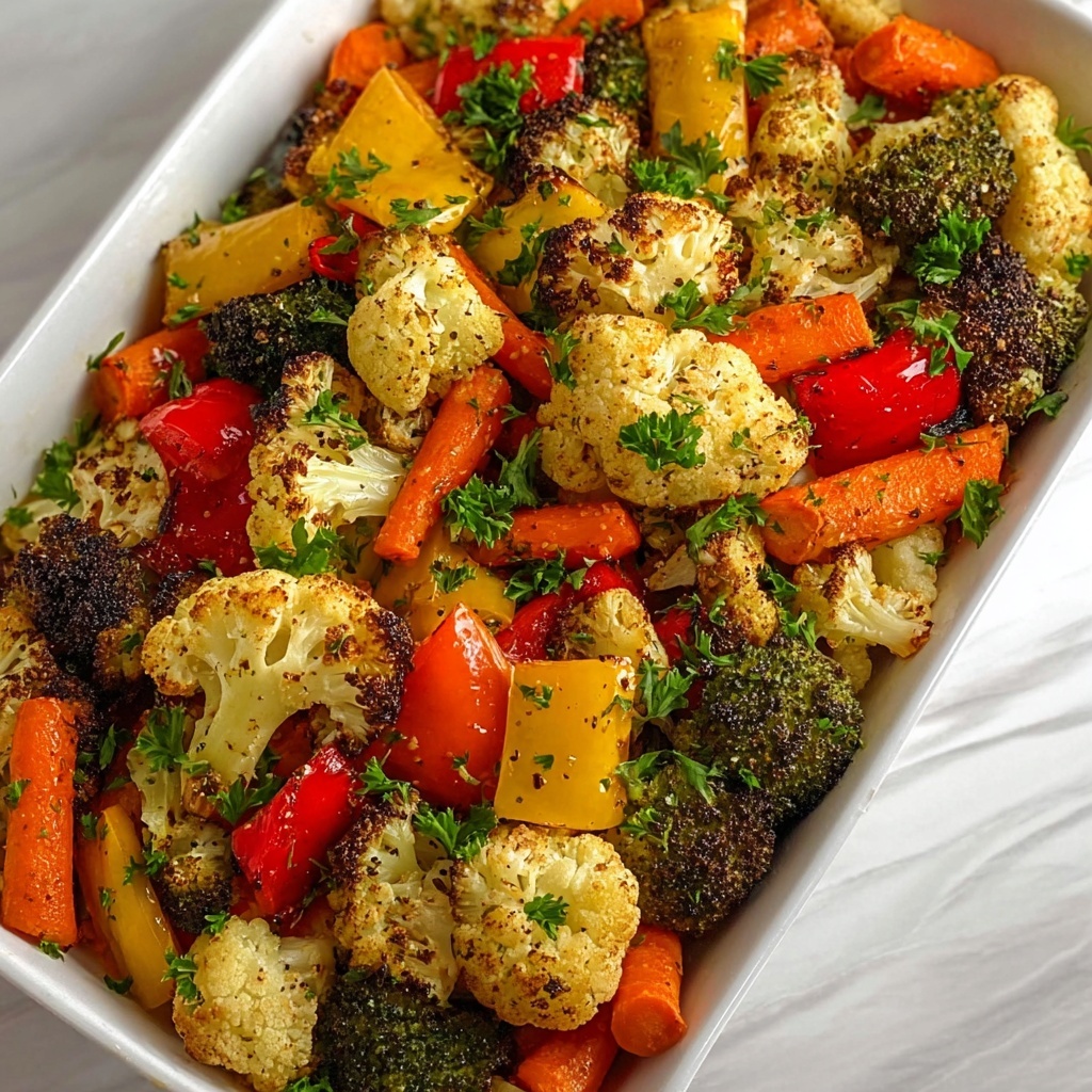 Garlic Roasted Vegetables Recipe - Recipe Image