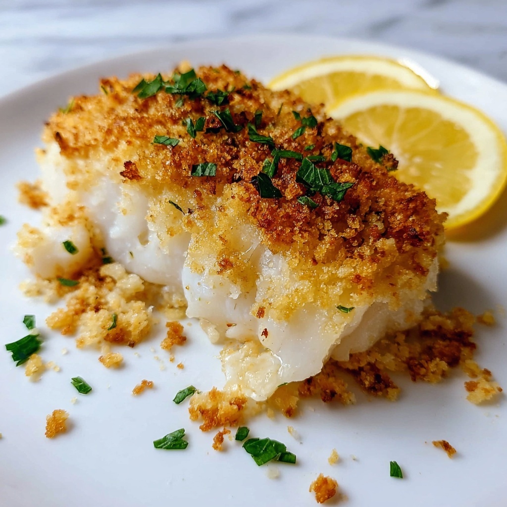 Panko Parmesan Baked Cod Recipe - Recipe Image