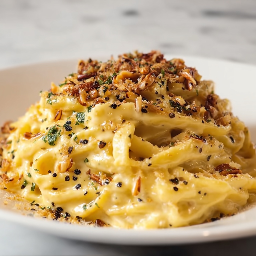 Vegetarian Carbonara Recipe - Recipe Image