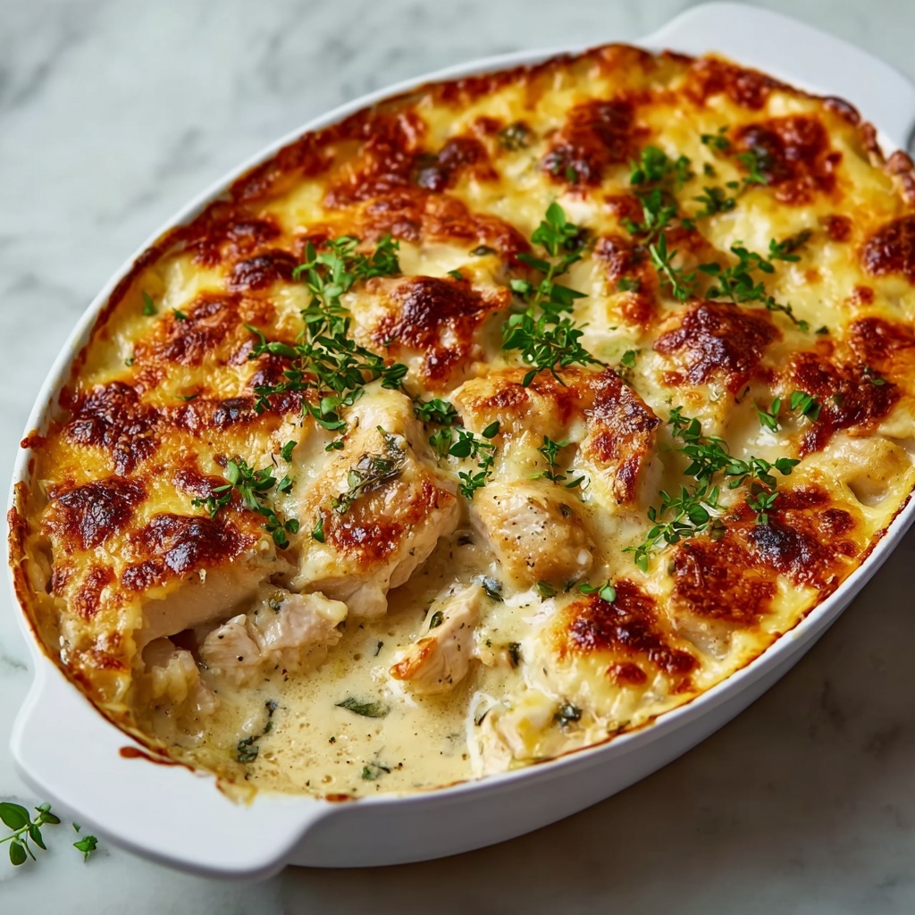 Chicken Alfredo Bake Recipe - Recipe Image