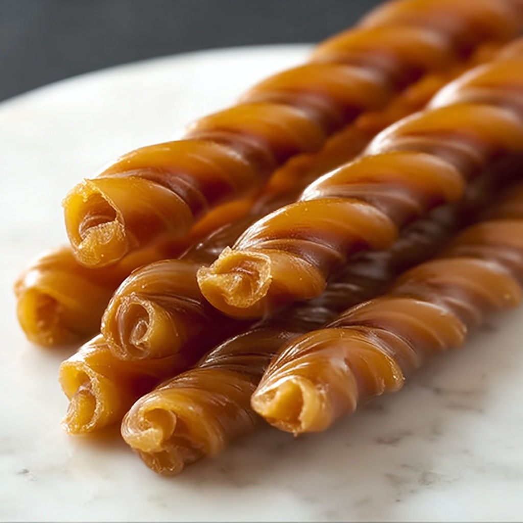 Caramel Pastel Noodles with Edible Glitter Recipe - Recipe Image