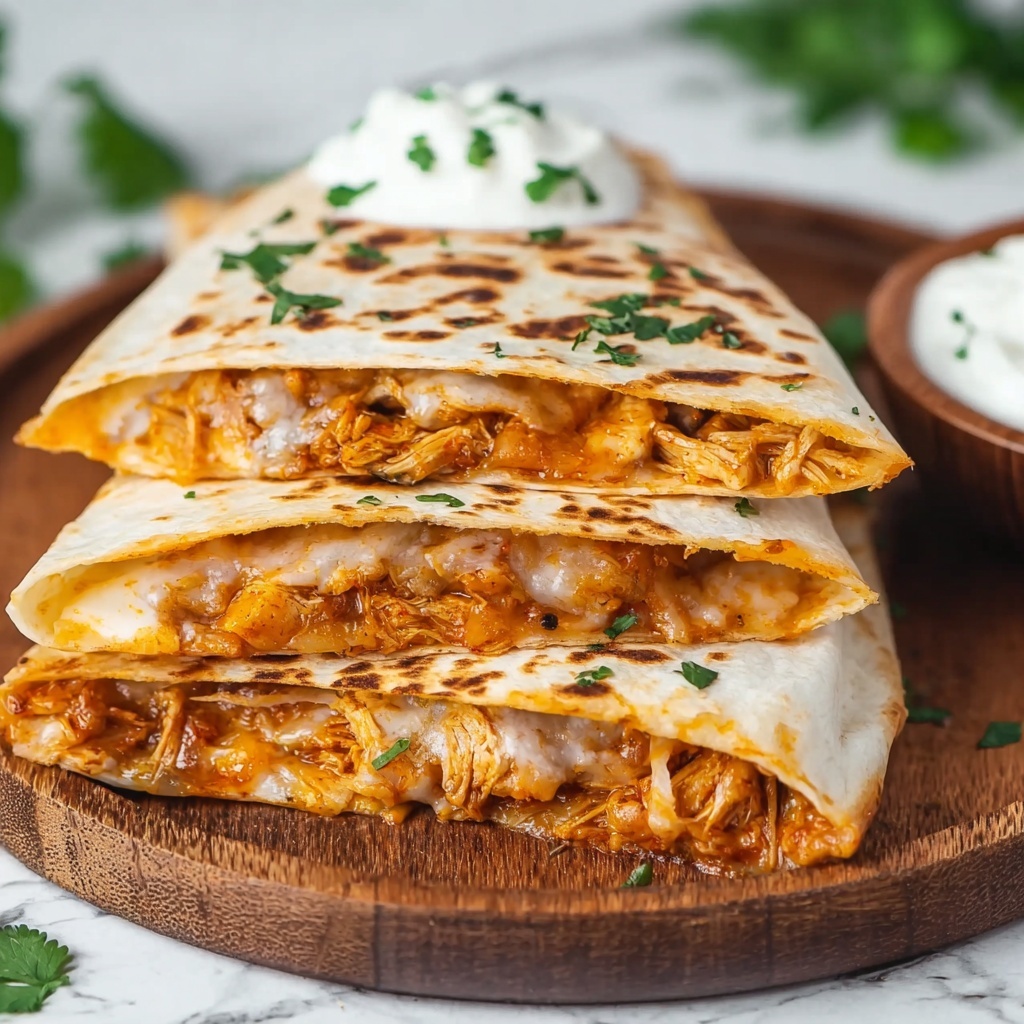 Buffalo Chicken Quesadillas Recipe - Recipe Image