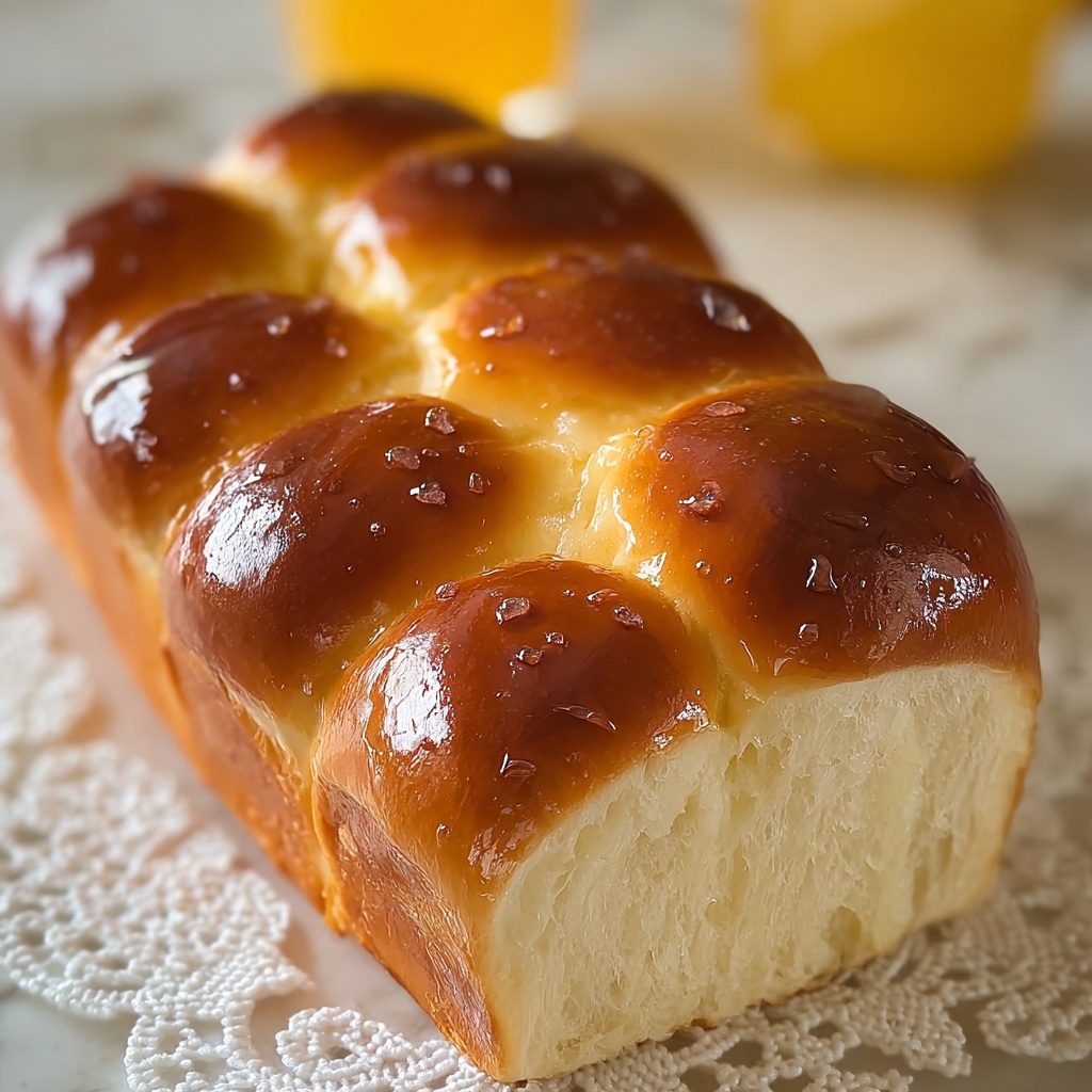 Sweet Condensed Milk Bread Recipe - Recipe Image