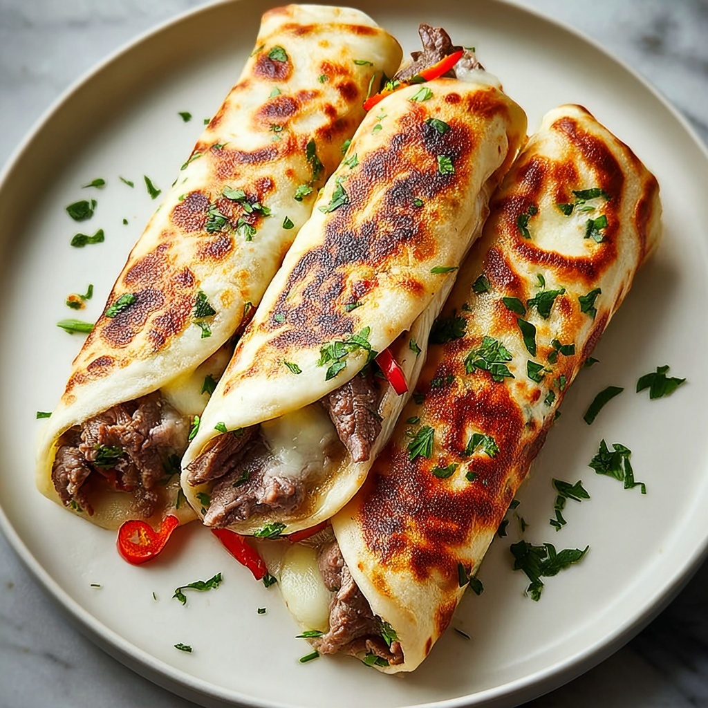 Keto Philly Cheesesteak Roll-Ups: The Ultimate Low-Carb Recipe - Recipe Image