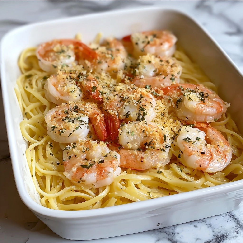 Baked Shrimp Scampi Recipe - Recipe Image