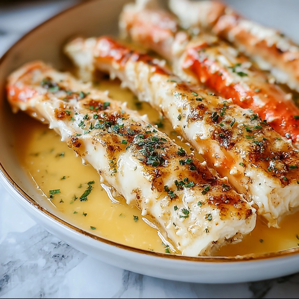 Garlic Butter Baked Crab Legs Recipe - Recipe Image