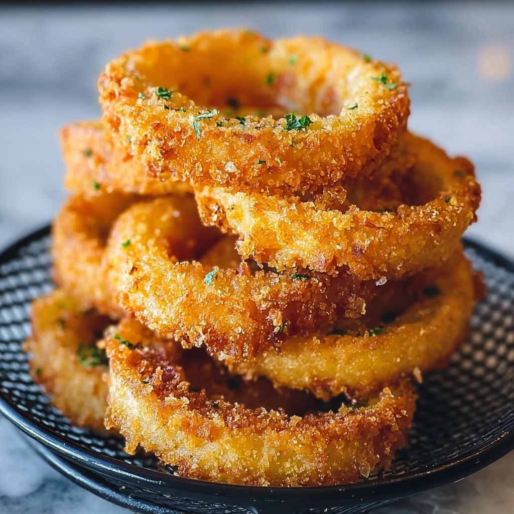 Air Fryer Frozen Onion Rings Recipe - Recipe Image