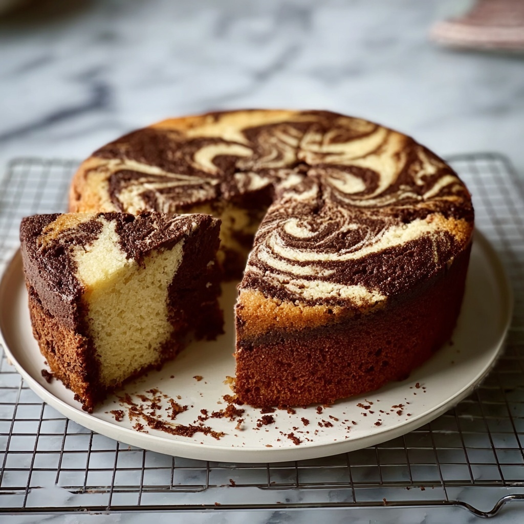 Classic Marble Cake Recipe - Recipe Image