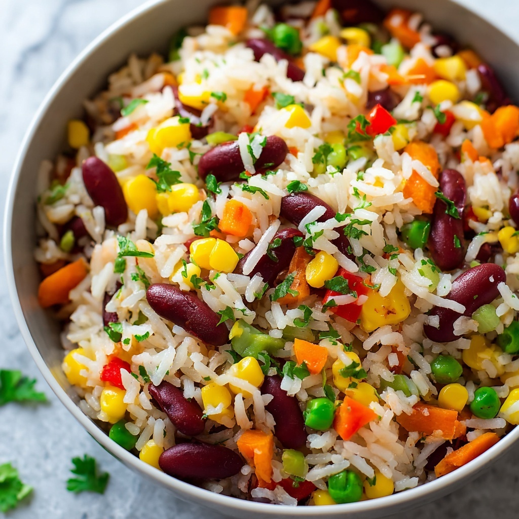 Very Veggie Rice and Beans Recipe - Recipe Image