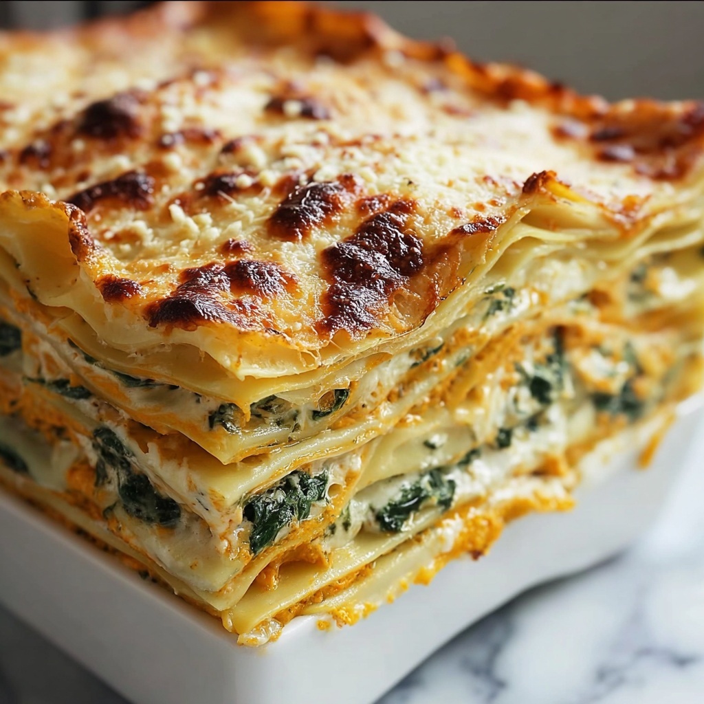 Butternut Squash and Spinach Lasagna Recipe - Recipe Image