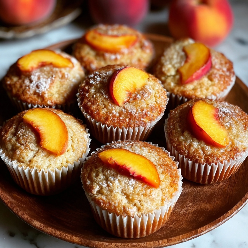 Peach Financiers: Elegant French Almond Cakes Recipe - Recipe Image
