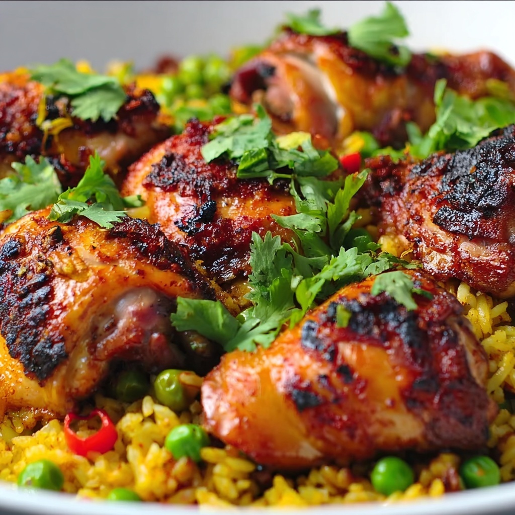 Caribbean Chicken and Rice Recipe - Recipe Image