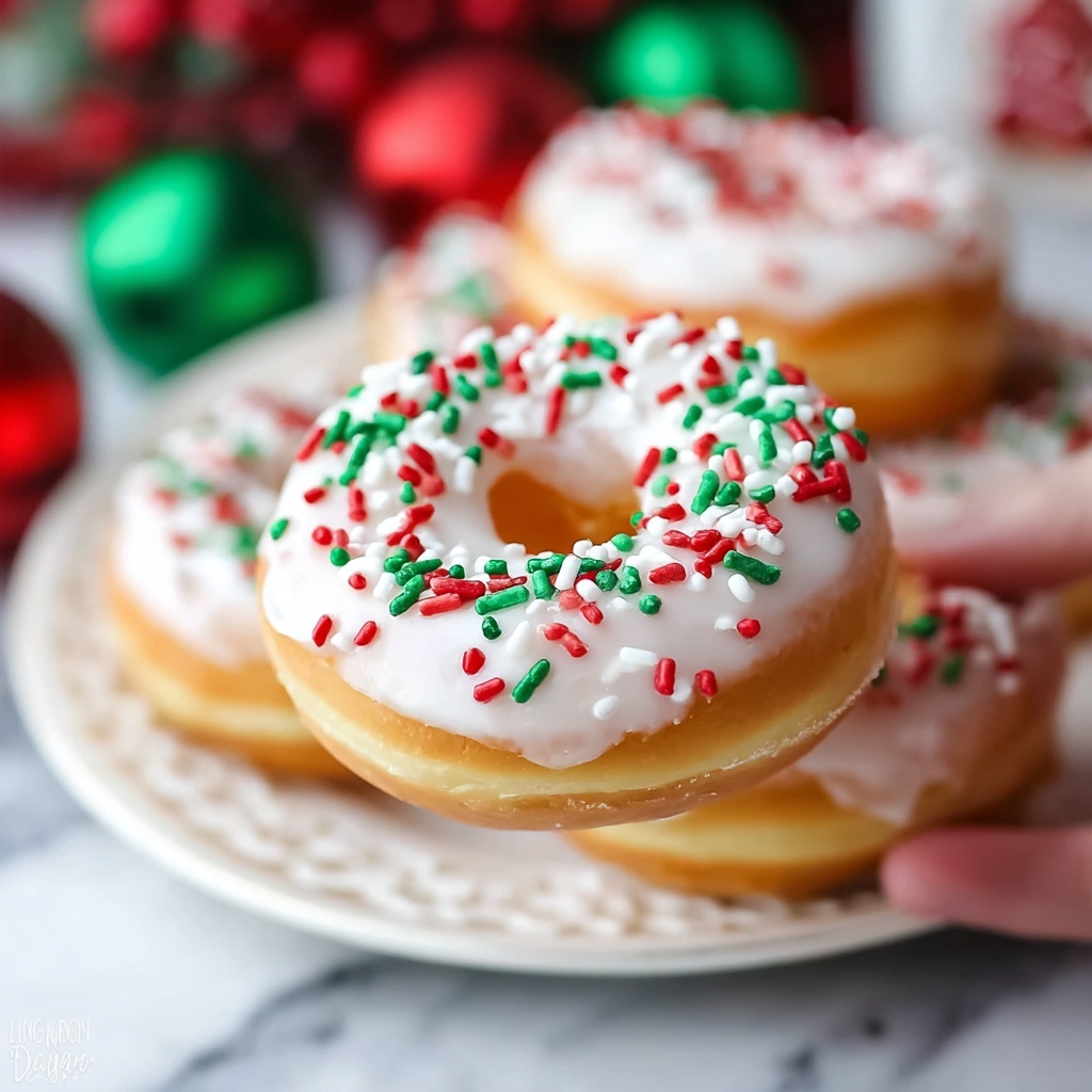 Christmas Doughnuts Recipe - Recipe Image