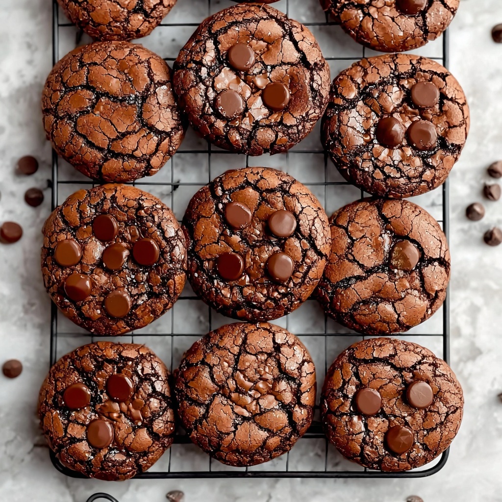 Fudgy Chocolate Brownie Cookies Recipe - Recipe Image