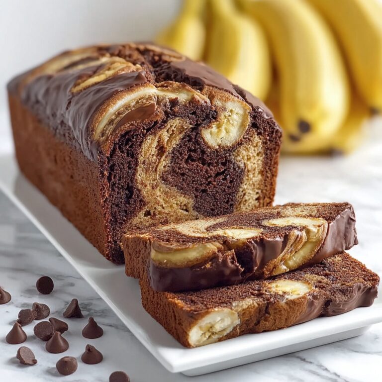 Chocolate Marble Banana Bread Recipe