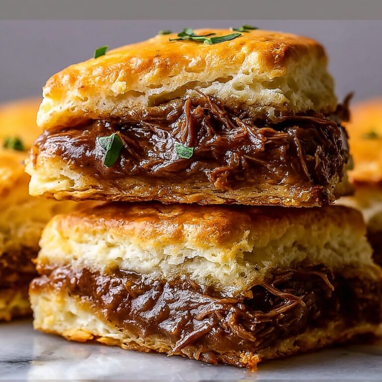 French Dip Stuffed Biscuits Recipe