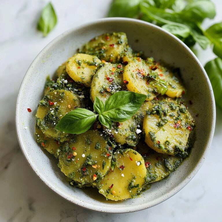 Garden Basil Pesto Potato Salad Recipe