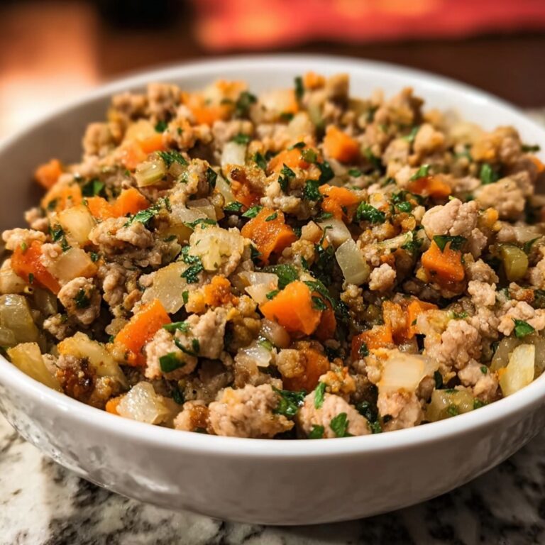 Homemade Healthy Dog Food with Chicken, Rice, and Vegetables Recipe