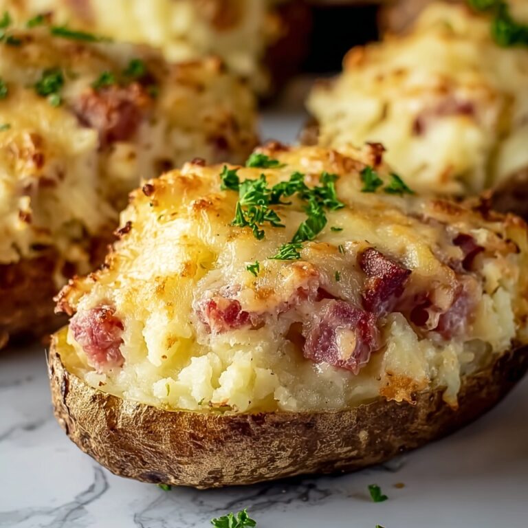 Reuben Stuffed Baked Potatoes Recipe