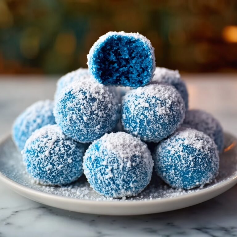Blue Christmas Truffles Recipe