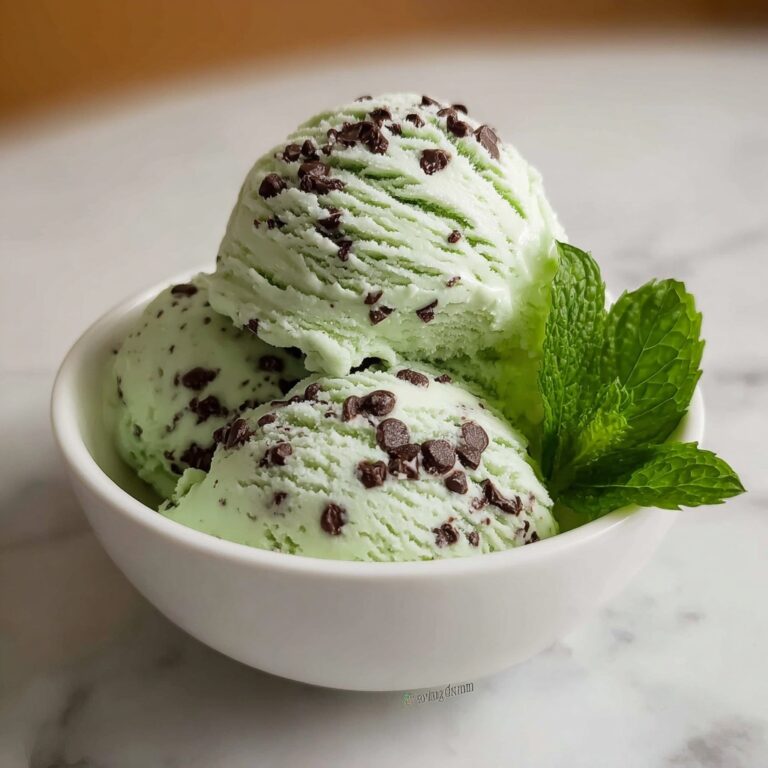 Mint Chocolate Chip Ice Cream Recipe