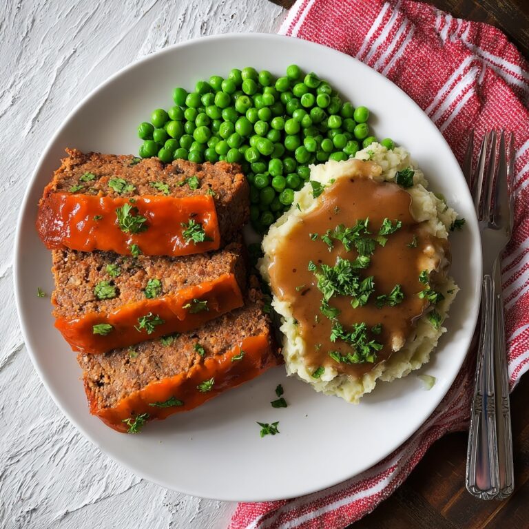Turkey Meatloaf with Mashed Sweet Potatoes Recipe