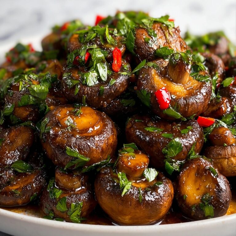 Crispy Chili Garlic Mushroom Recipe