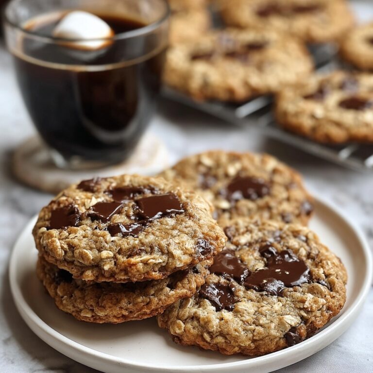 Chocolate Chip Espresso Oatmeal Cookies Recipe