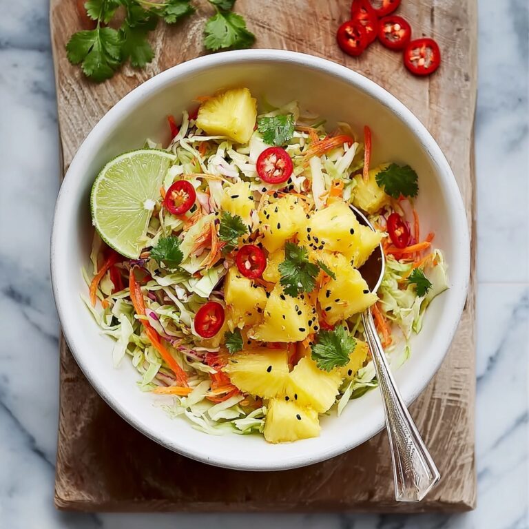 Spicy Pineapple Slaw Recipe
