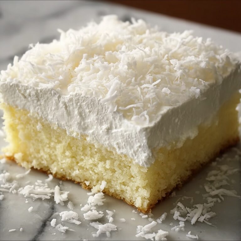 Delicious Creamy Coconut Cake Recipe