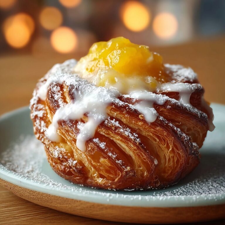 Peach Pie Cruffins Recipe