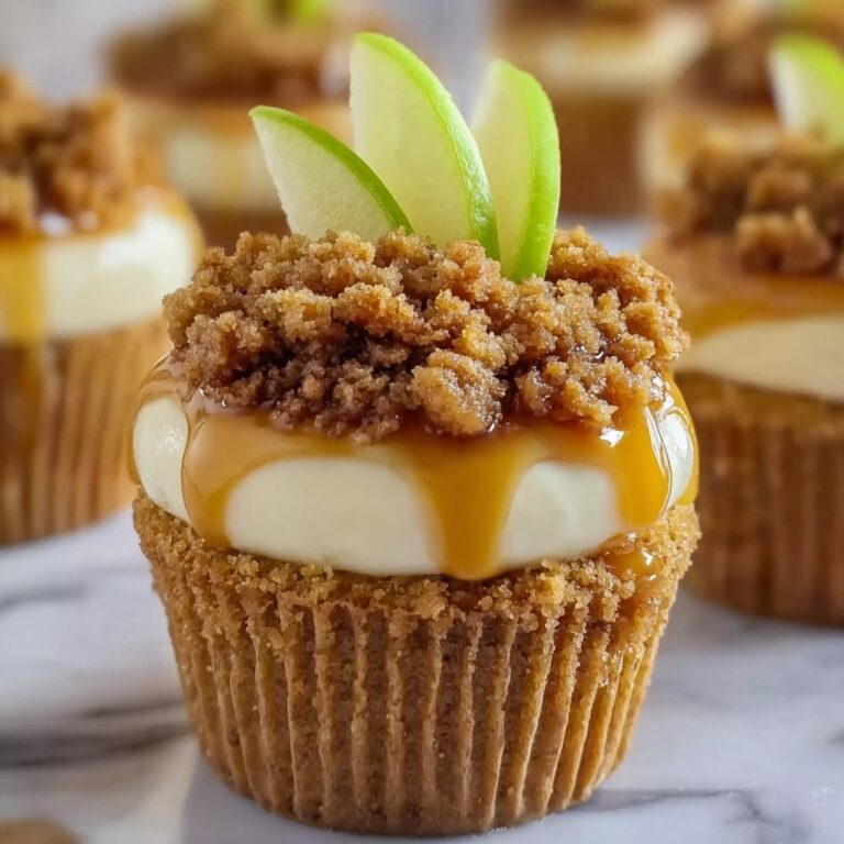 Apple Crisp Cheesecakes Recipe