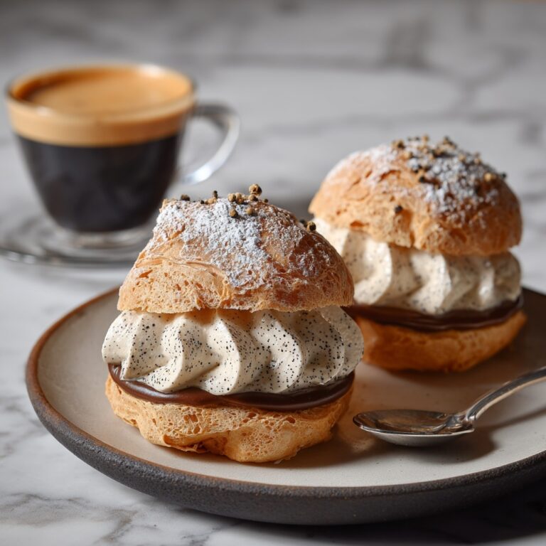Mocha Éclairs: Coffee-Infused Pastry Cream Delight Recipe