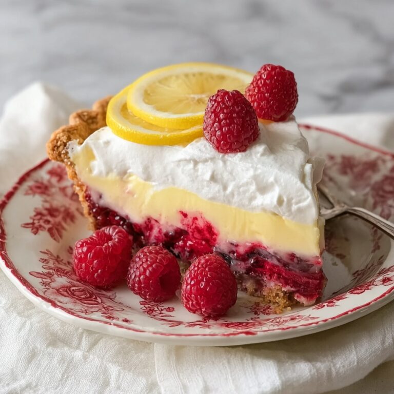 Lemon Raspberry Pie Recipe