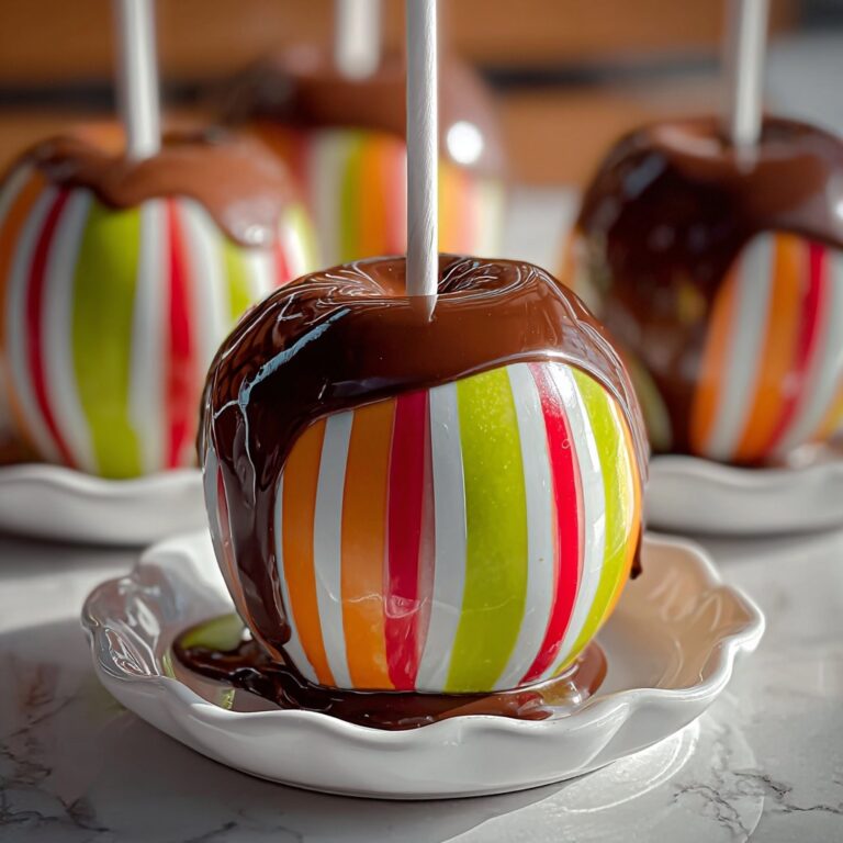 Striped Candy Apples Recipe