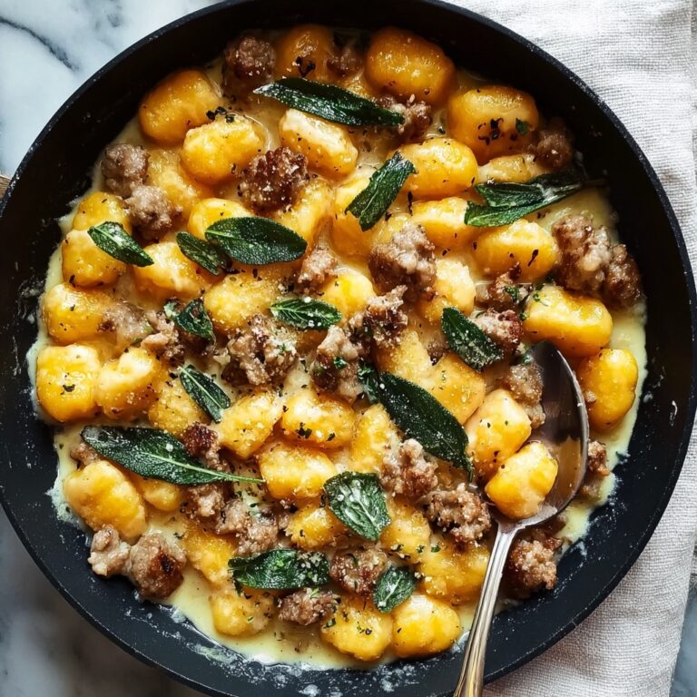 Creamy Butternut Squash Gnocchi with Sausage Recipe