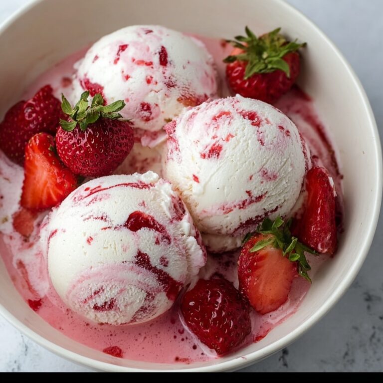 No Churn Strawberry Ice Cream Recipe